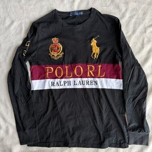 Ralph Lauren Black Crew Neck Shirt